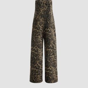Cider Leopard Print Jumpsuit